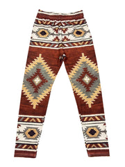 Southwestern Print Stretch Skinny Leggings