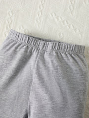 3pcs Toddler Girls Stretch Leggings Elastic Waist Cotton Shorts