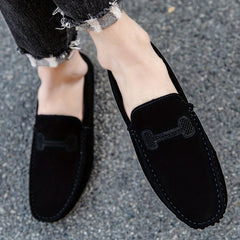 Men's Suede Loafer Slip-On Sneakers