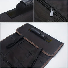 Durable Outdoor Tool Bag Electricians Mechanics Roll Portable Canvas Storage Bag