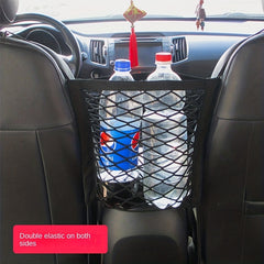 Car Net Pocket Seat Storage Stretch Net Pocket Car Storage Mesh Bag