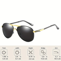 Men's Large Frame Polarized Sunglasses UV Protection
