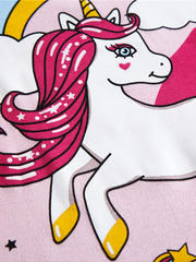 Kids Unicorn Pajama Set Long Sleeve Cartoon Casual Home Clothes