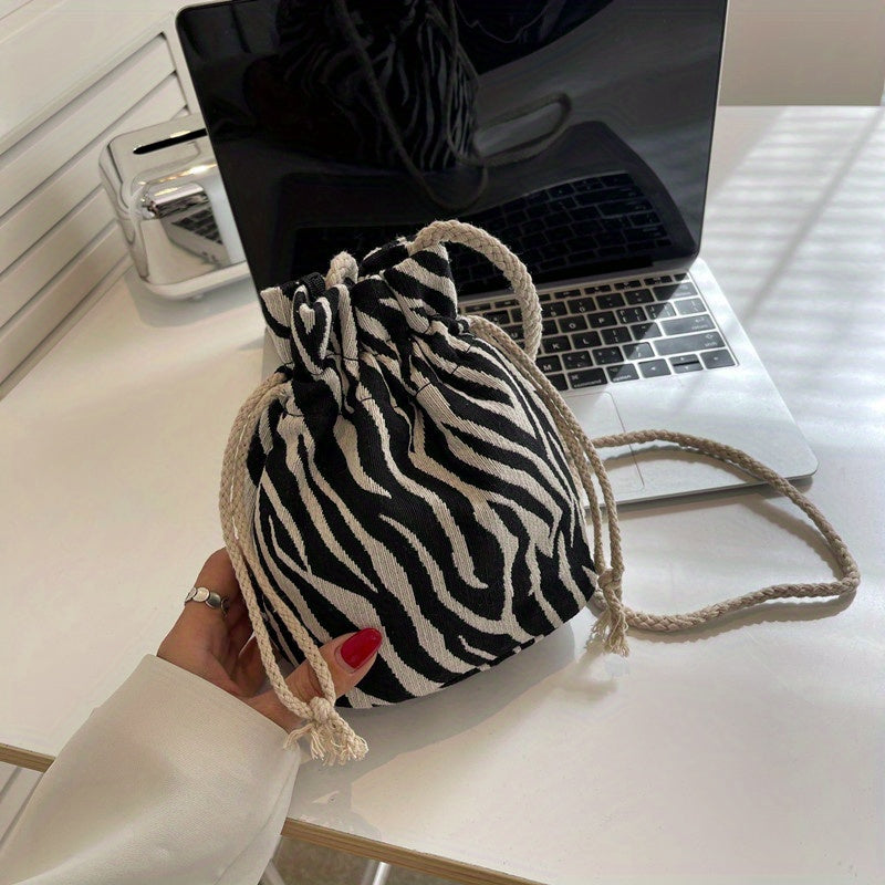 Kids Diagonal Shoulder Bag Plaid Pattern Crossbody Bag