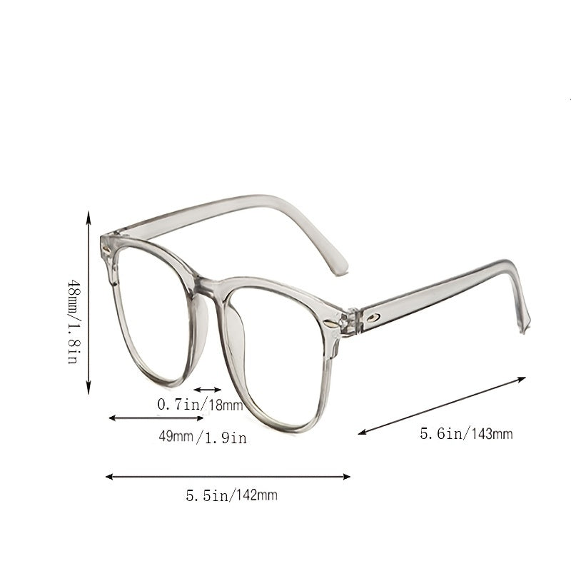 Clear Lens Glasses For Women Men Minimalist Frame