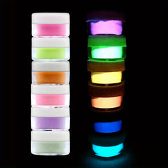 6 Color Set Luminous Powder for DIY Nail Art Resin Dye Jewelry Making