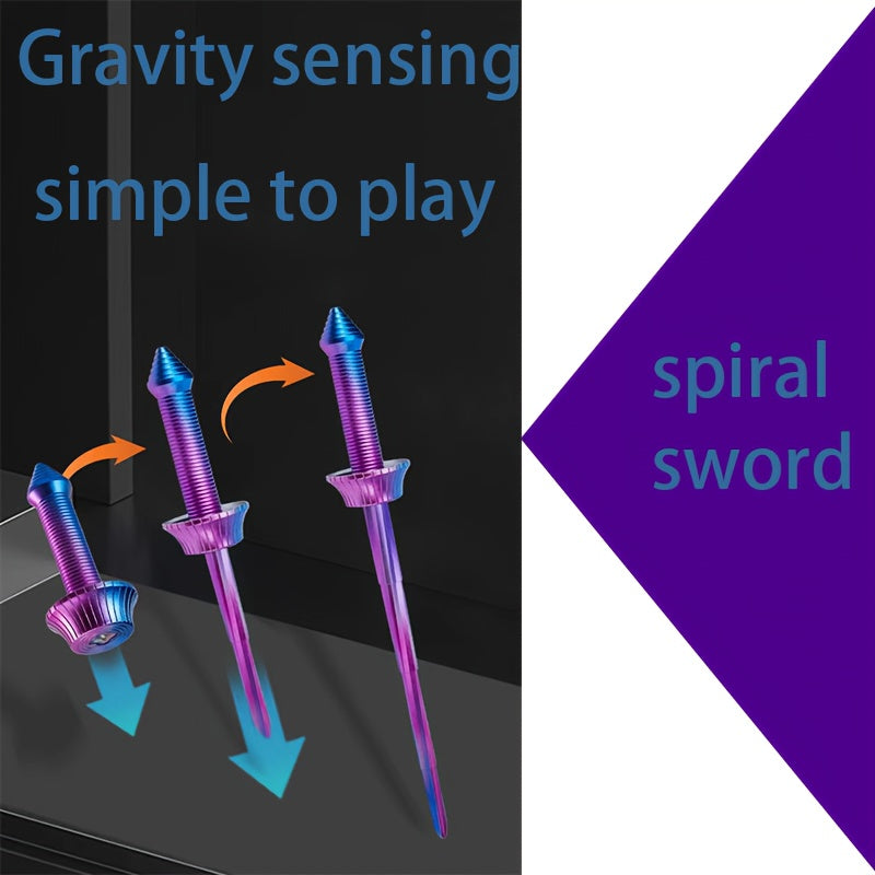 3D Printed Expandable Sword Handcrafted Artistic Toy for Stress Relief
