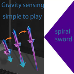 3D Printed Expandable Sword Handcrafted Artistic Toy for Stress Relief