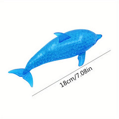 Jumbo Squishy Dolphin & Shark Toys Stress Relief Fidget Balls for Kids