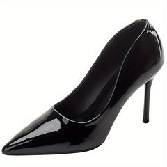 Sexy Pointed Toe High Heels Patent Leather Stiletto Pumps