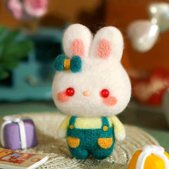 1pc Rabbit Series Wool Felt Handcraft DIY Material Package - 10 Styles