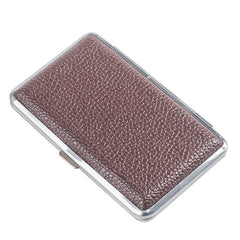 110mm Leather Cigarette Case Portable Compression Resistant