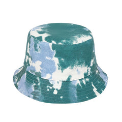 Tie Dye Bucket Hat Unisex Clouds Pattern Lightweight Fisherman Summer Sun Protec