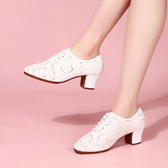 DADAWEN Women's Latin Dance Shoes