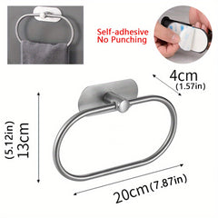 Self Adhesive Towels Rack Stainless Steel Towel Ring
