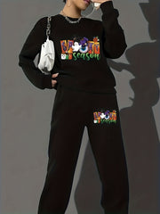 Halloween Casual Outfits Women's 2 Piece Set