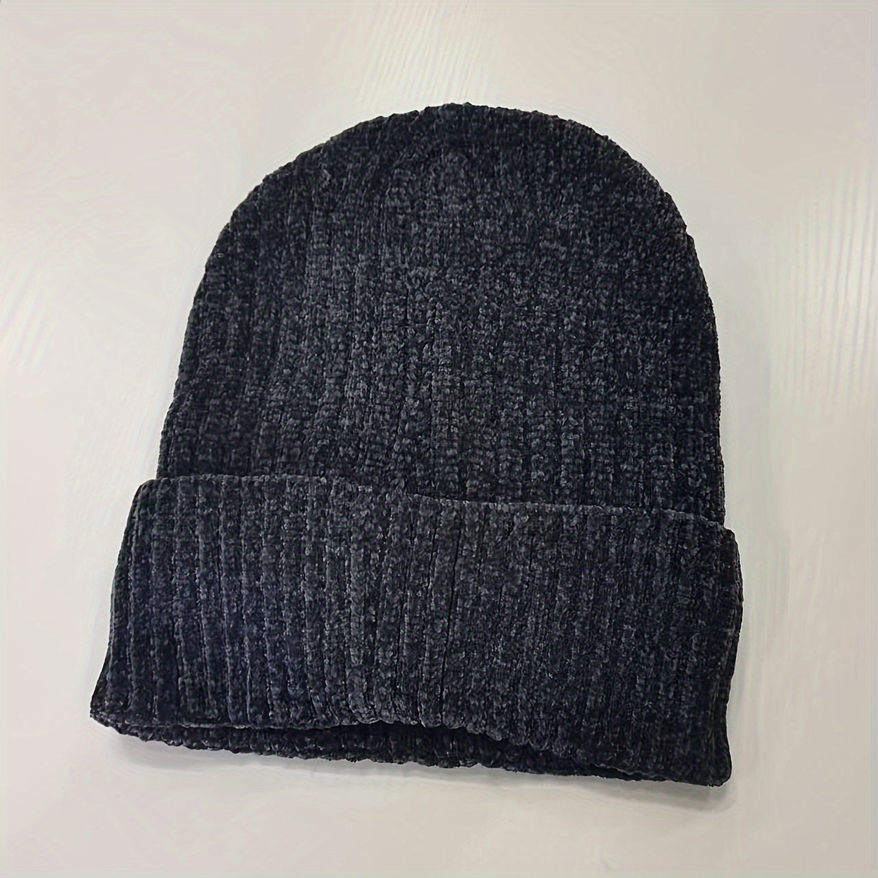 Winter Velvet Knitted Hat with Ear Protection for Outdoor Cycling Skiing