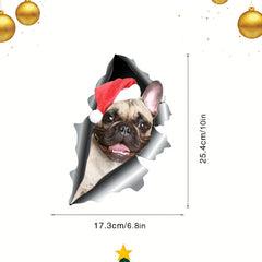 Christmas Santa Claus Car Stickers Refrigerator Stickers