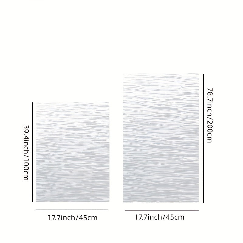 Decorative Stained Glass Window Film for Home - Privacy Frosted Tinting Film