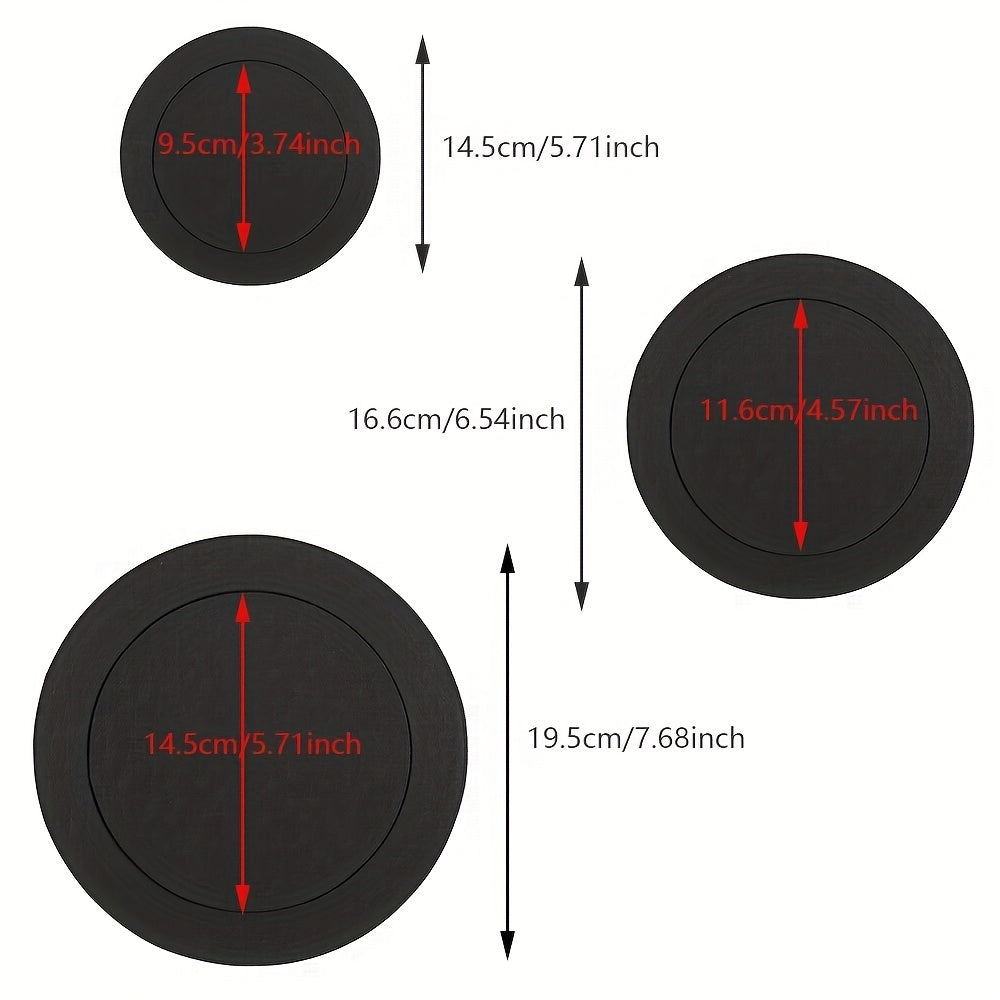 2pcs Speaker Gasket Sound Insulation Ring Bass Door Trim Self Adhesive DIY