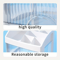 Acrylic Crown Storage Box 3 Layers Large Capacity 2 Drawers