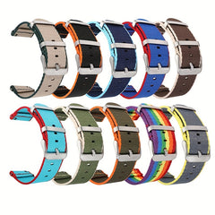 Colorful Nylon Braided Strap 20mm 22mm Watches