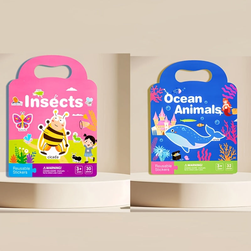 Reusable Sticker Book Educational Toys