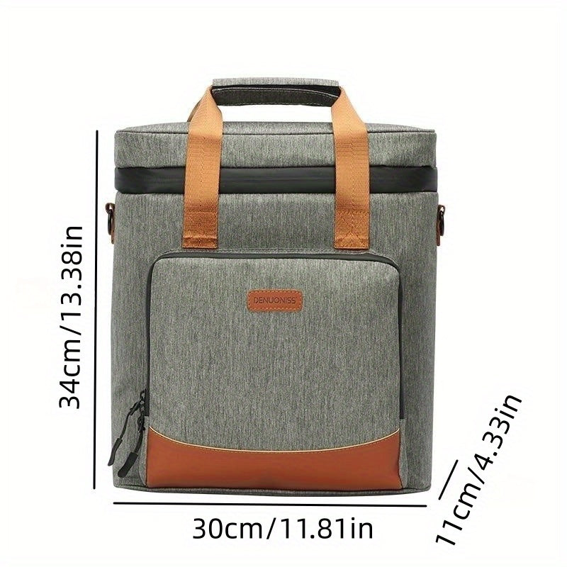 Thickened Thermal Insulation Bag for Wine, Portable Waterproof Zipper Bag