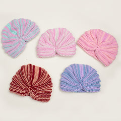 Children's Knitted Wool Hat with Ear Protection for Newborns