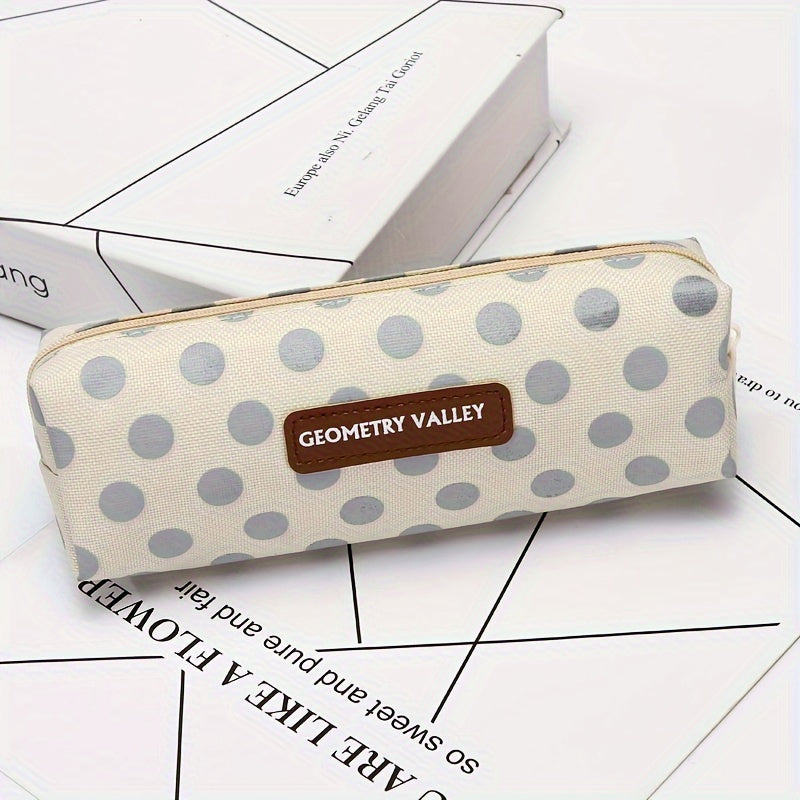 Korea Checker Pen Bag Large Capacity Stationery Storage Pencil Box