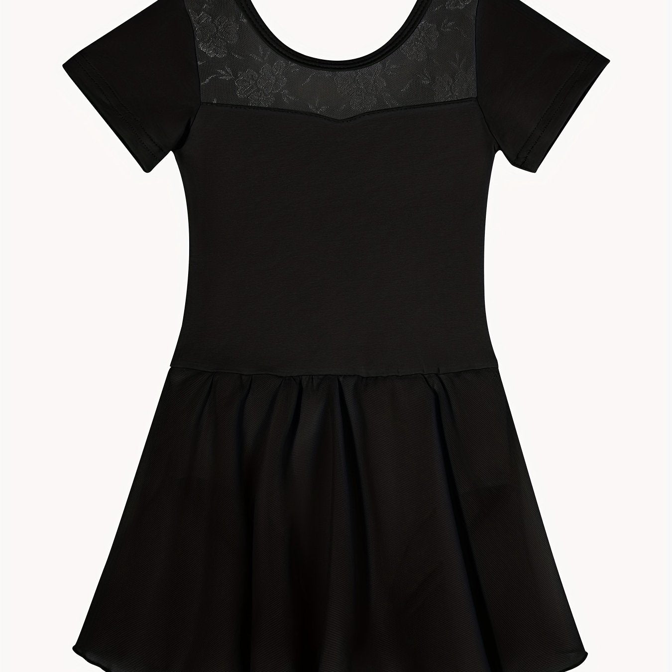 Girl's Ballet Dance Dress Athletic Cotton Stretch Short