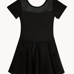 Girl's Ballet Dance Dress Athletic Cotton Stretch Short