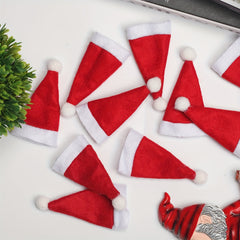 20pcs Mini Christmas Hat and Scarf Set for Wine Bottle Cover