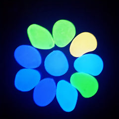 50 Glow in the Dark Garden Pebbles - Magical Garden Decor