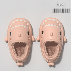 QYA Shark Slides Slippers For Men Women Anti Slip Casual House Shoes