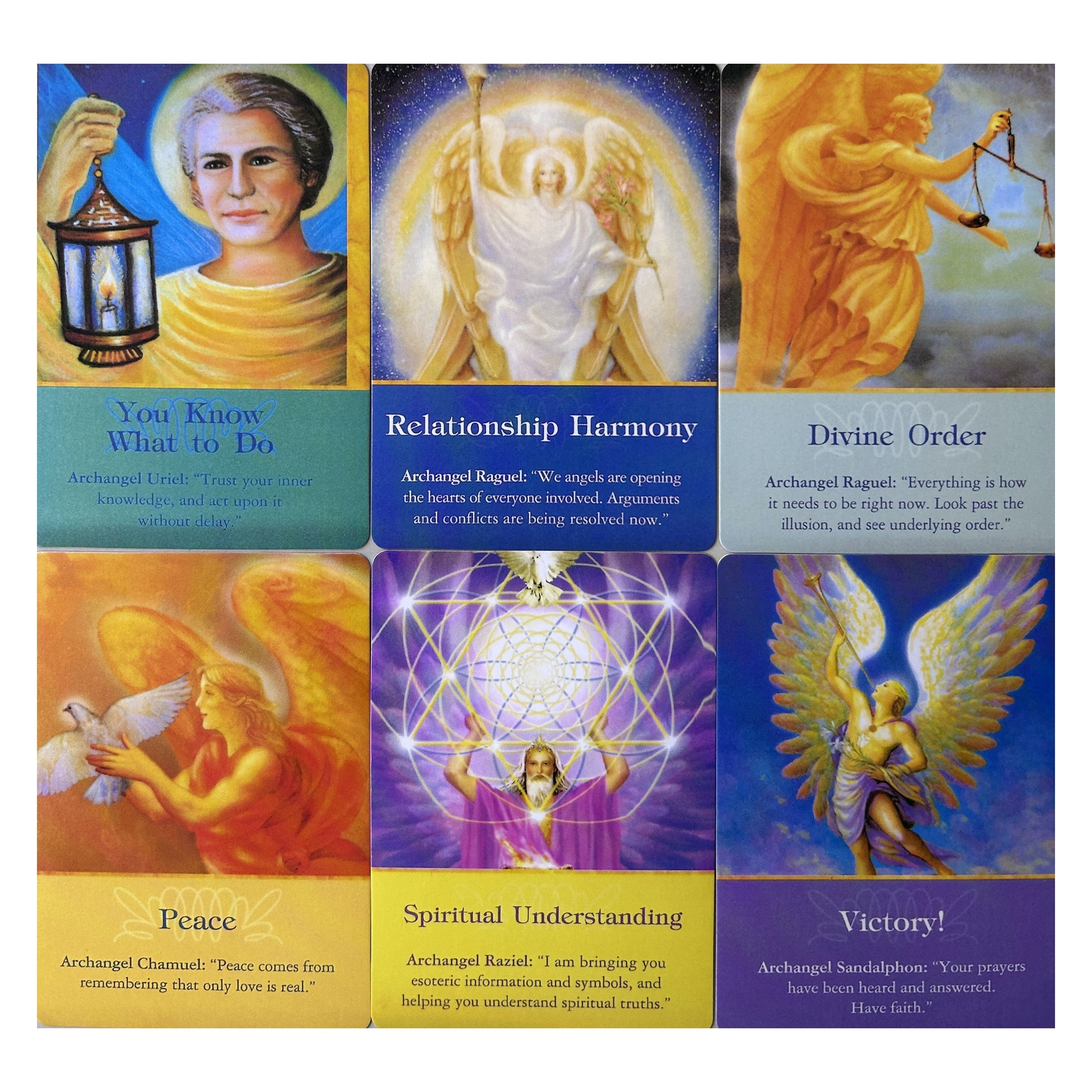 Archangel Oracle Cards High Playing Cards Retro Board And Card Games