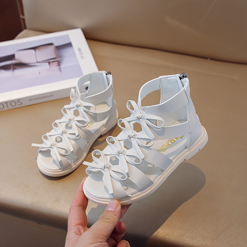 Bowknot Open Toe Sandals for Girls Lightweight Sandals