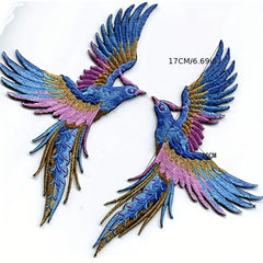 Phoenix Bird Embroidered Applique Patches DIY Sew On Jackets Backpacks