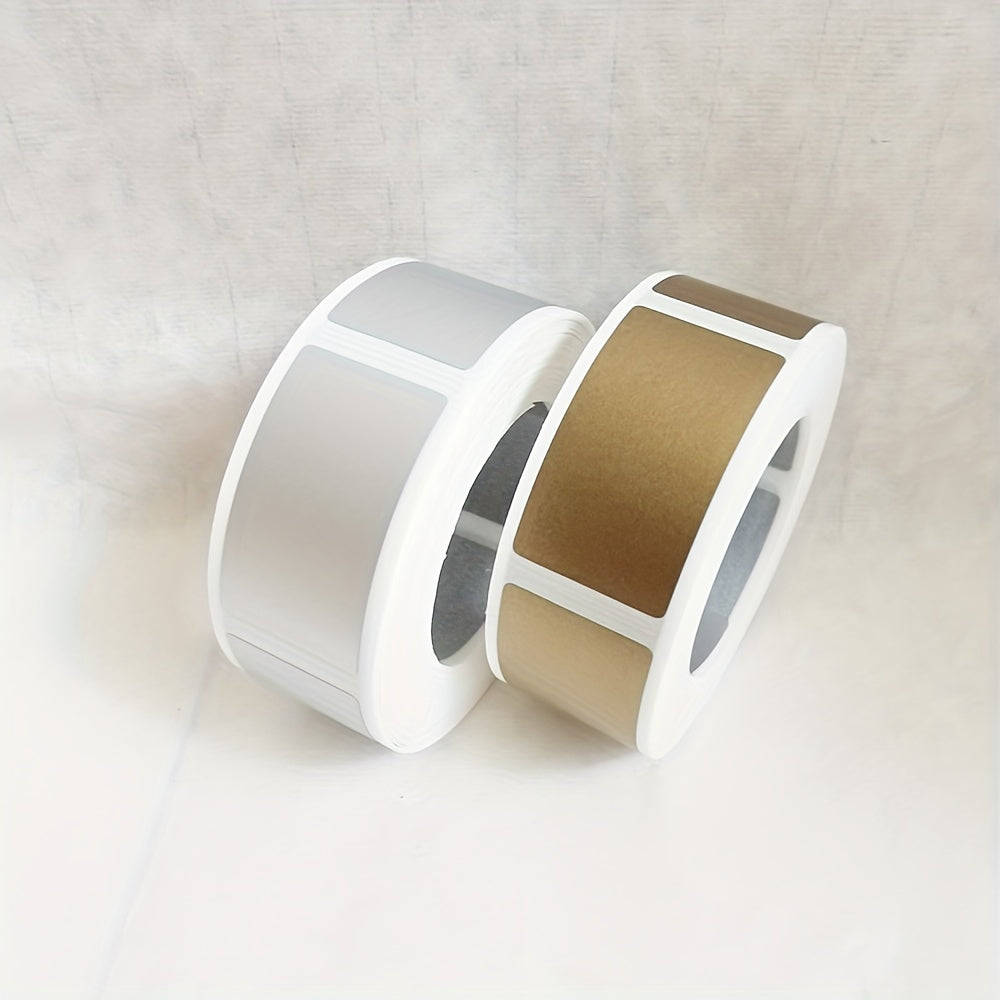 500pcs 23x42mm Scraping Film Stickers Golden Silvery DIY Scraping Card Stickers