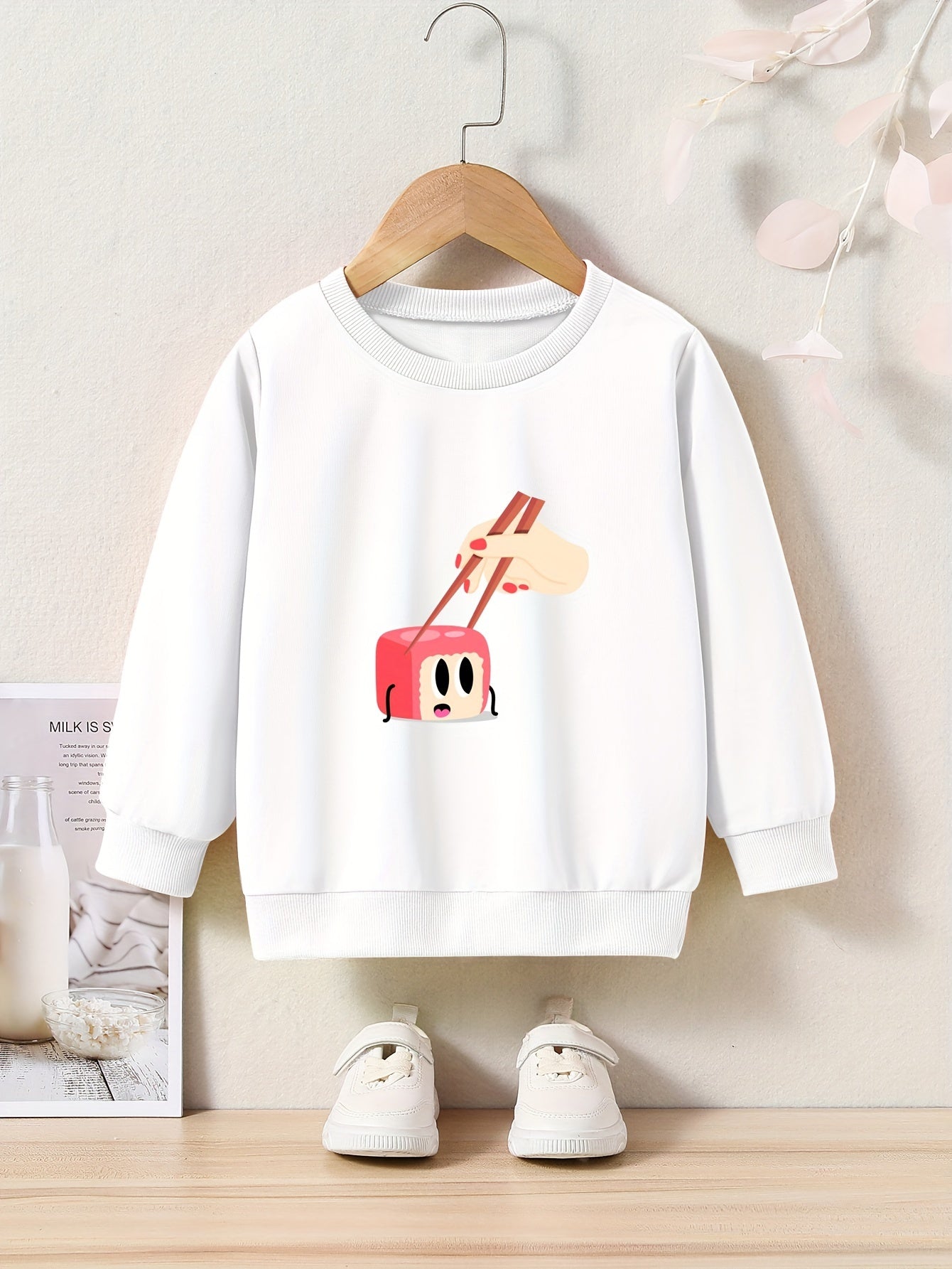 Funny Painting Graphic Sweatshirt Kids Clothes Christmas Gift