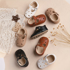 Solid Sandals For Baby Girls Non-slip Walking Shoes