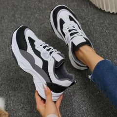 Women's Chunky Sneaker Lace-up Running Shoes