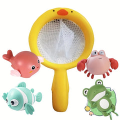 3pcs Swimming Turtles Bath Toys for Toddlers 1-4 Years Green Pink Non Toxic