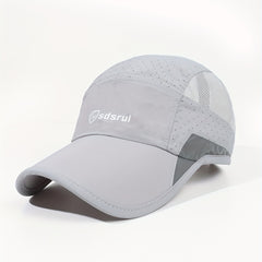Quick Drying Mesh Baseball Cap Breathable Dad Hat Outdoor Sports Unisex