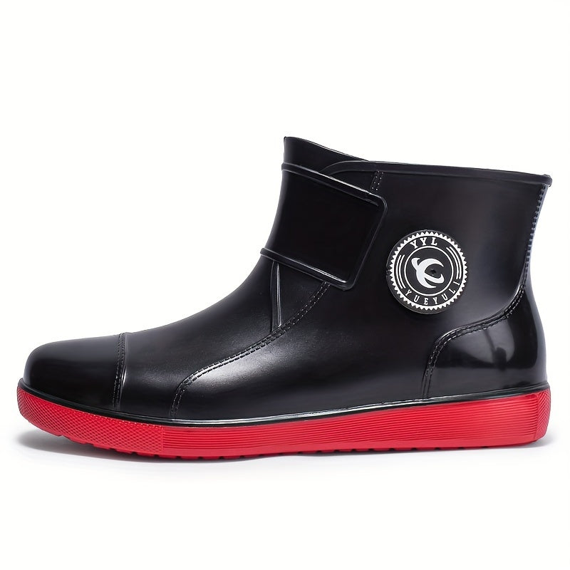 High Top Rain Boots Unisex Adjustable Buckle Comfy Non Slip