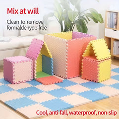 Foam Mats Children Climbing Mats Non-Slip Waterproof Splicing 10 Colors