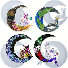 Silicone Moon Cat Fawn Angel Unicorn Molds for Resin