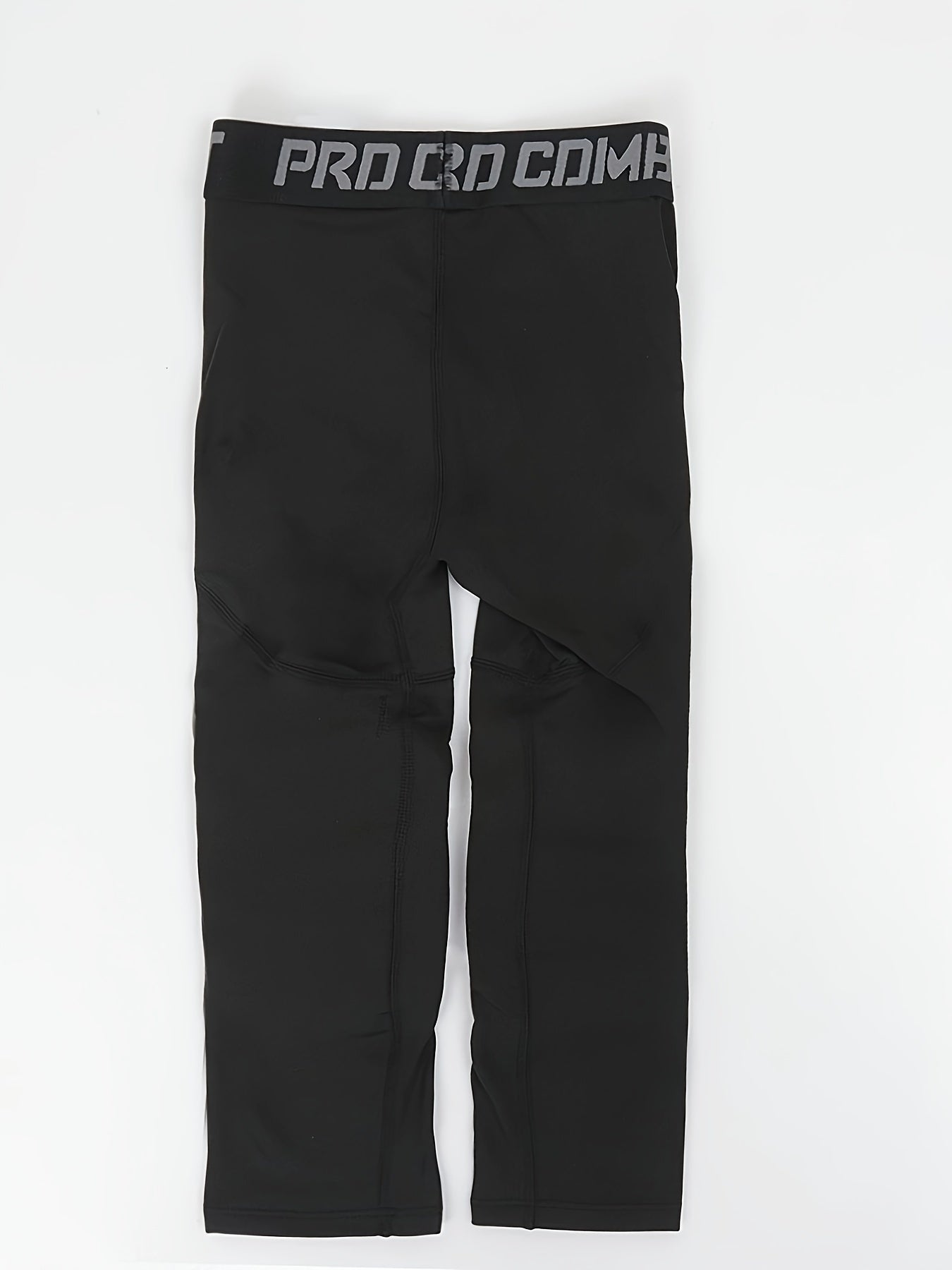 Boys Compression Pants With Knee Pads Sport Tights Basketball