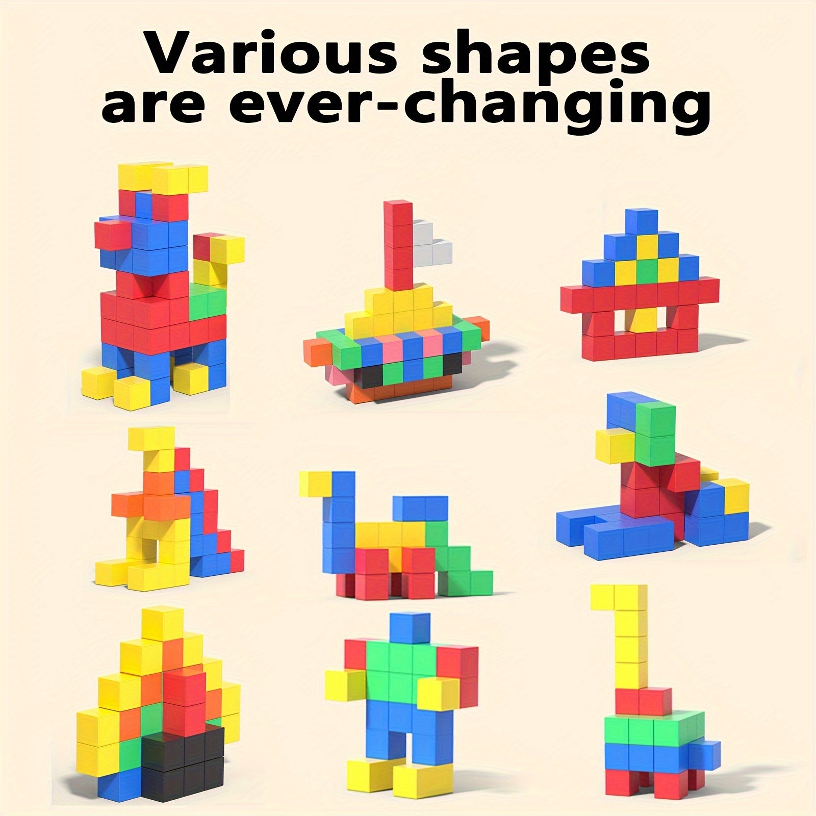 Magnetic Building Block Set for Kids 3+ Boys Girls DIY Creative Games