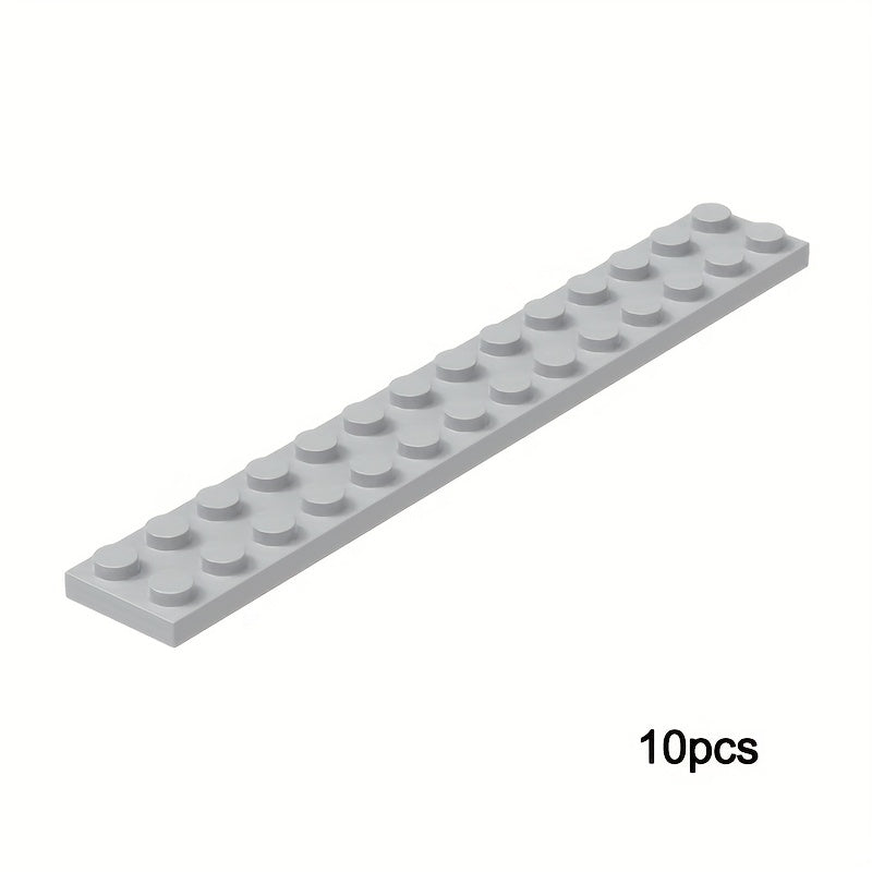 10pcs 91988 Small Grain 2x14 Basic Brick Building Blocks Assorted Colors